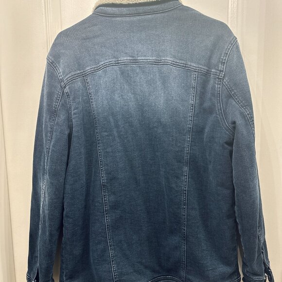 Mavi Jeans Levis Trucker Denim Jacket with Sherpa Lining Size M vintage look - Picture 9 of 9